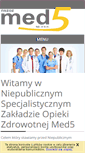 Mobile Screenshot of med5.pl